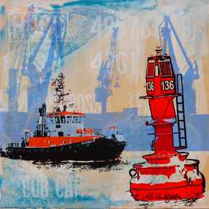 Schlepper vor Tonne 136